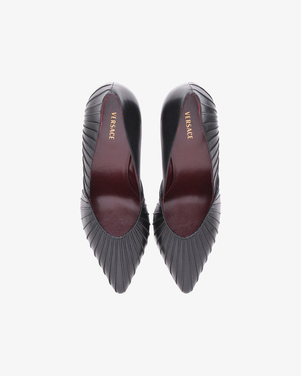 VERSACE - Women's Pump T.90 Lamb Leather - (Black)
