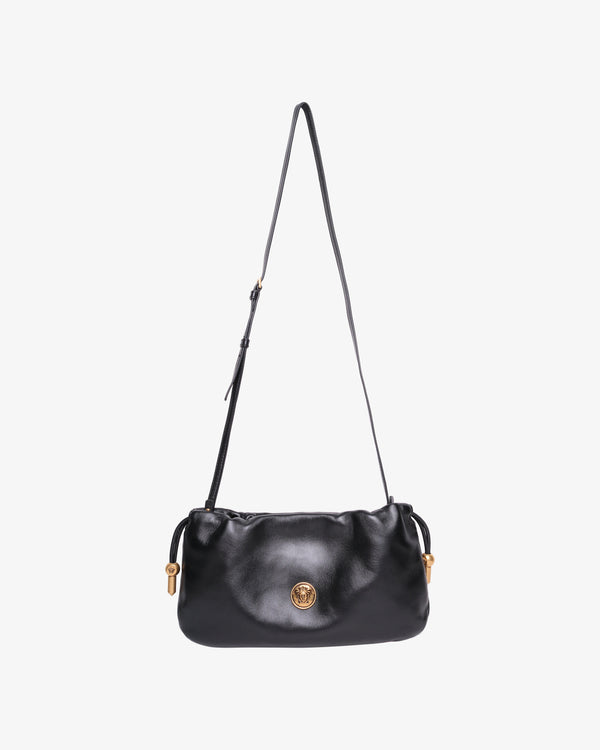 VERSACE - Women's Drawstring Pouch Lamb Leather - (Black)