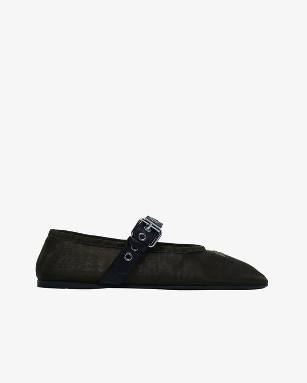 MIU MIU - Women's Rete Ballerina - (Green)