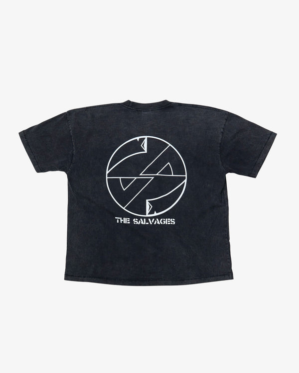 THE SALVAGES - Men's Libertine Logo Os Tshirt - (Vintage Black)