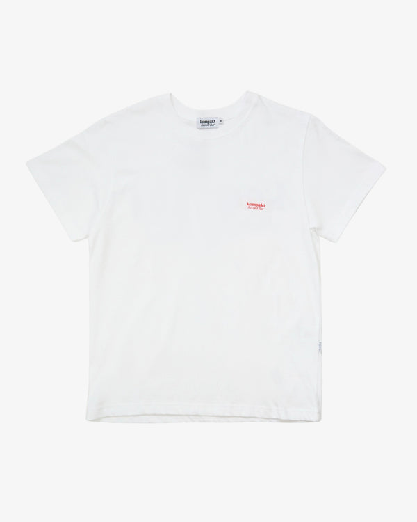 Kompakt Record Bar - Men's Small Basic Logo T-Shirt - (Red)