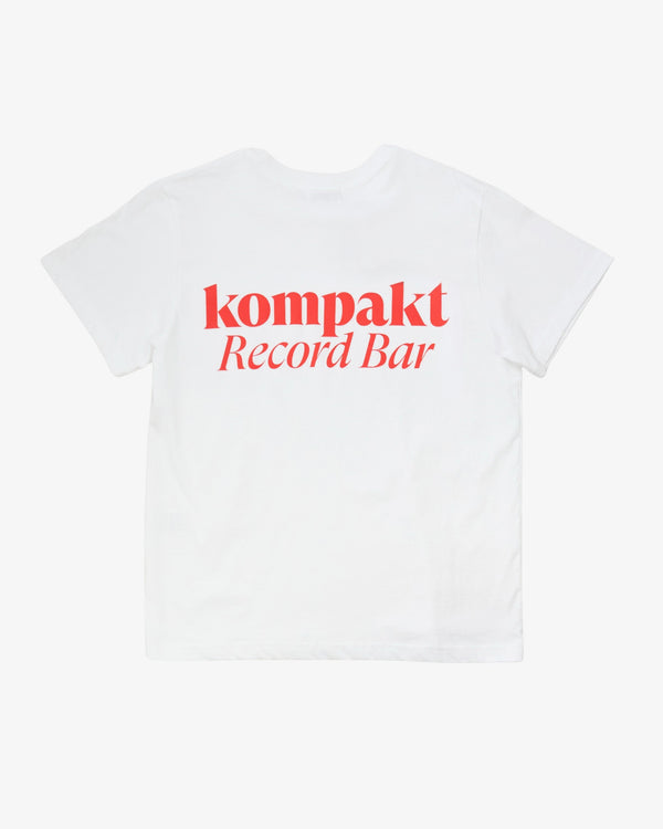 Kompakt Record Bar - Men's Small Basic Logo T-Shirt - (Red)