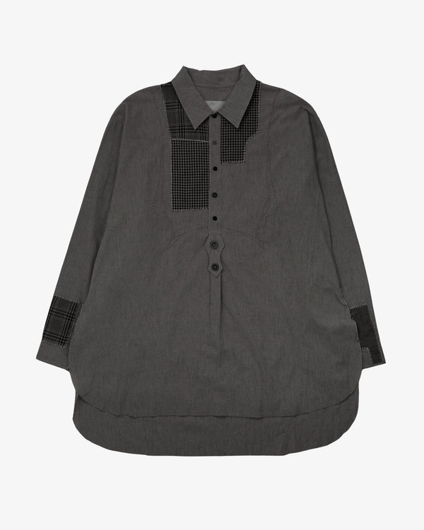 PROFESSOR - Men's Grandpa’s Repaired Shirt - (Black)