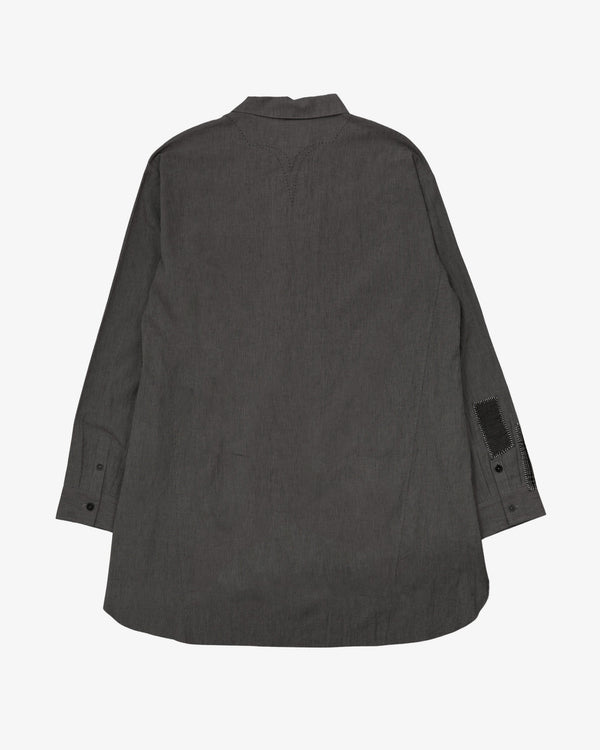 PROFESSOR - Men's Grandpa’s Repaired Shirt - (Black)