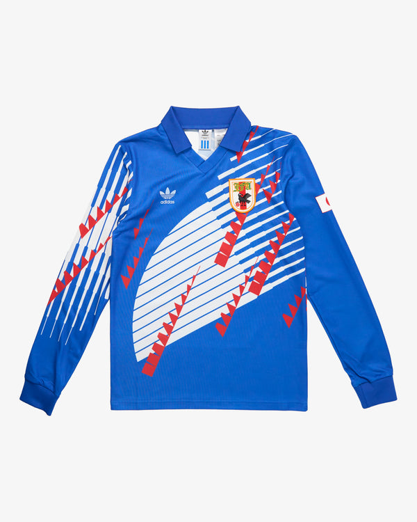 Adidas - Men's Graphic-Print Long Sleeve T-Shirt - (Blue)