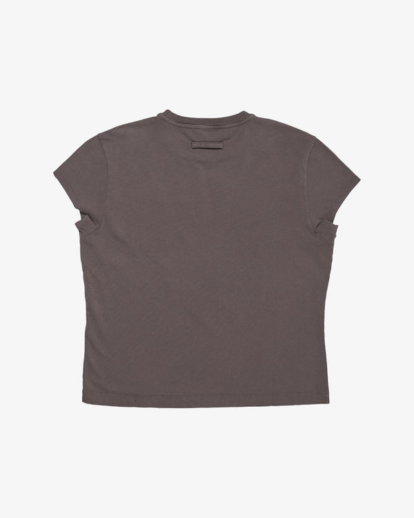 Jean Paul Gaultier - Women's Stretch Cotton Baby Tee - (Dark Grey)