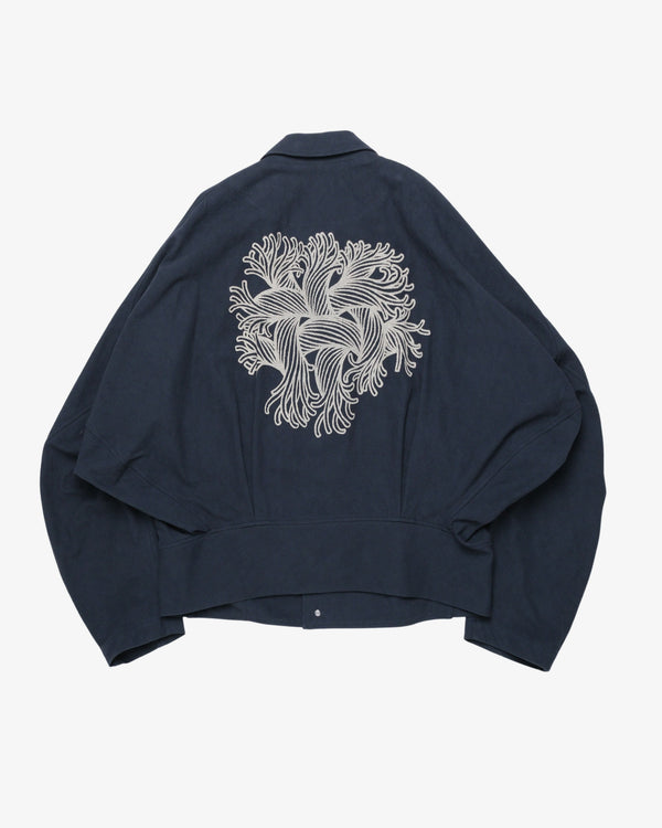 Christopher Nemeth - Men's Jacket 191B Rope Print - (Navy)
