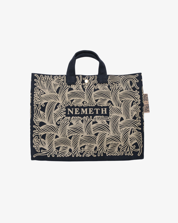 Christopher Nemeth - Men's Beige Logo Print Bag - (Beige)