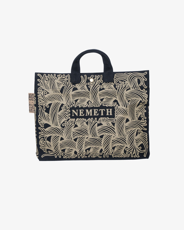 Christopher Nemeth - Men's Beige Logo Print Bag - (Beige)