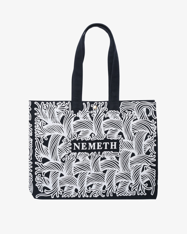 Christopher Nemeth - Men's Long Strap Bag  Ivory Print - (Beige)