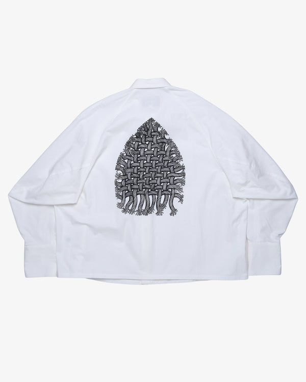 Christopher Nemeth - Men's Iron Rope Print Shirt - (Off-White)