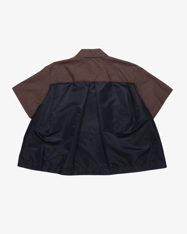 SACAI - Women's Cotton Weather Shirt - (Khaki)