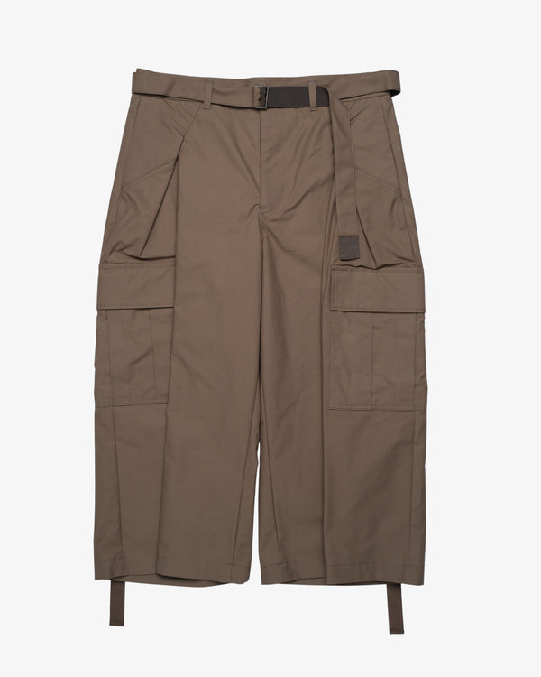 SACAI - Women's Cotton Weather Pants - (Beige)