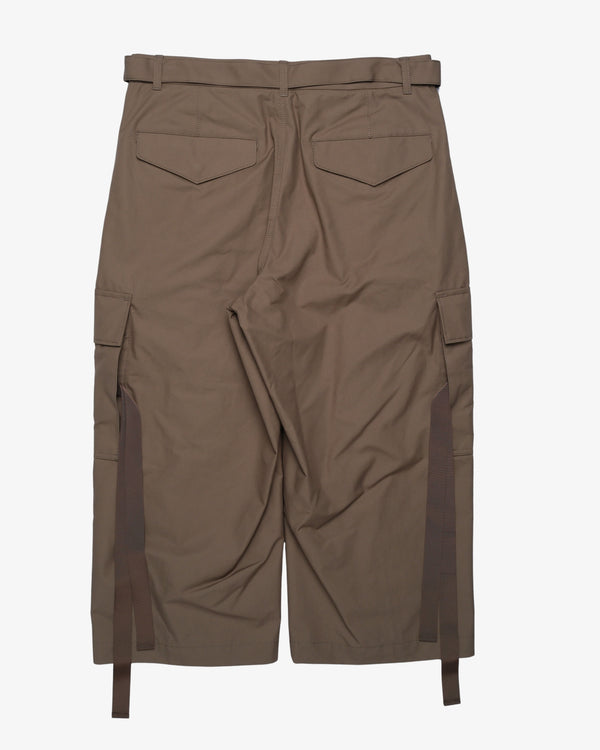 SACAI - Women's Cotton Weather Pants - (Beige)