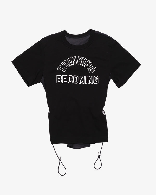 SACAI - Women's Graphic Print T-Shirt - (Black)