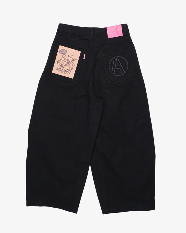 AGAINST LAB  - Men's Studded Yankii Pants - (Black)