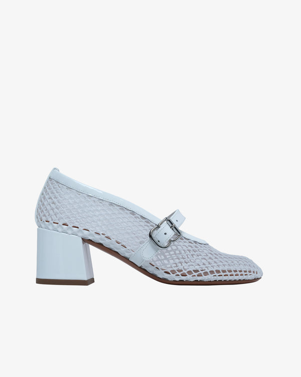 ALAÏA - Women's Fishnet Pumps 55 - (White)