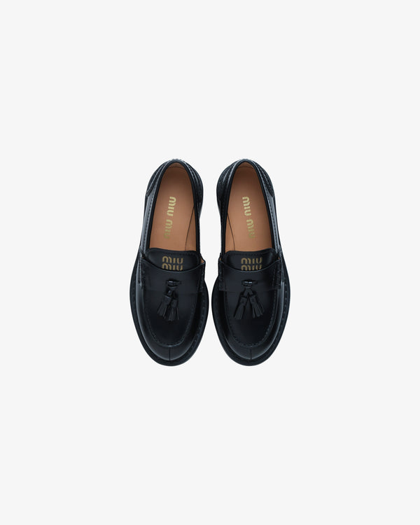 MIU MIU - Women's Spazzolato Rois Shoes - (Black)