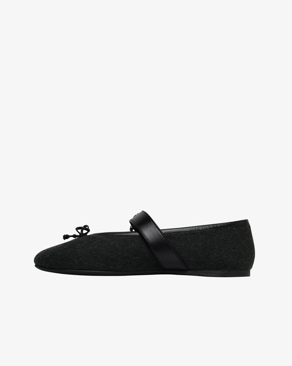 MIU MIU - Women's Flanella Flat Shoes - (Green)