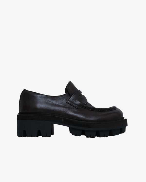 Prada - Women's Bufalo Oldshoes - (Brown)