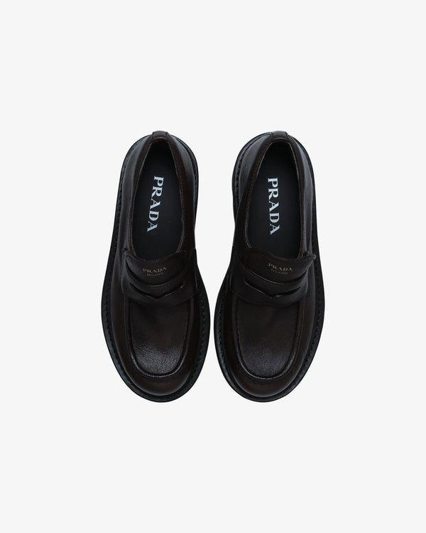 Prada - Women's Bufalo Oldshoes - (Brown)