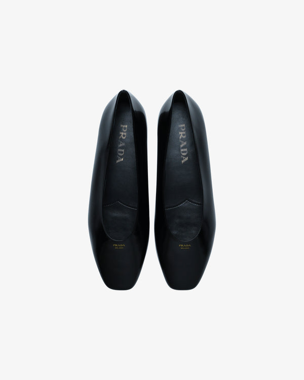 Prada - Women's Spazzolatoflat Shoes - (Black)