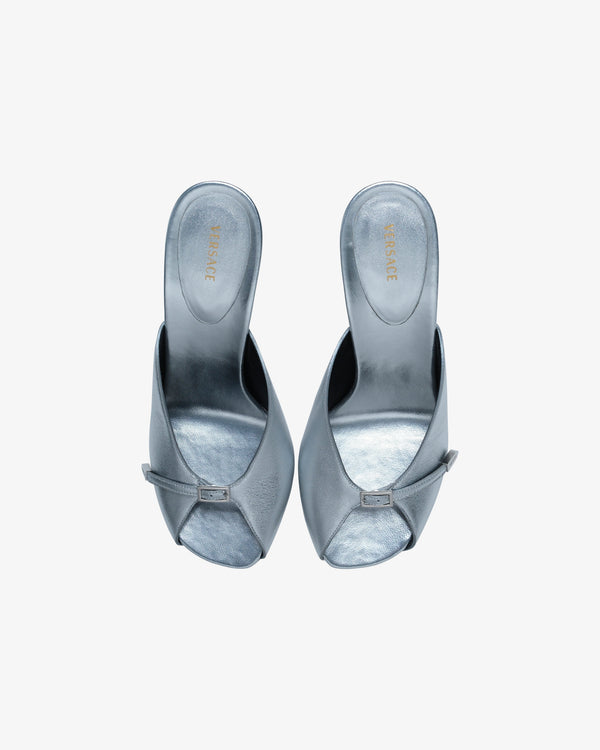 VERSACE - Women's Mule T.80 Lamb Leather - (Silver)