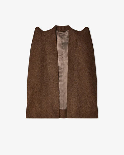 RICK OWENS - Women's Tec Cape - (Brown4)