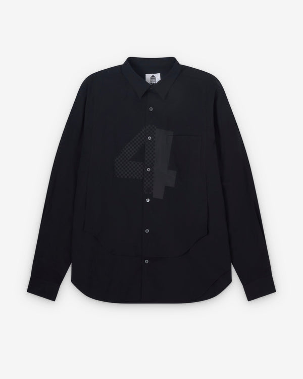 DSM Kei Ninomiya - Unisex Printed Bib Shirt Woven - (Black)