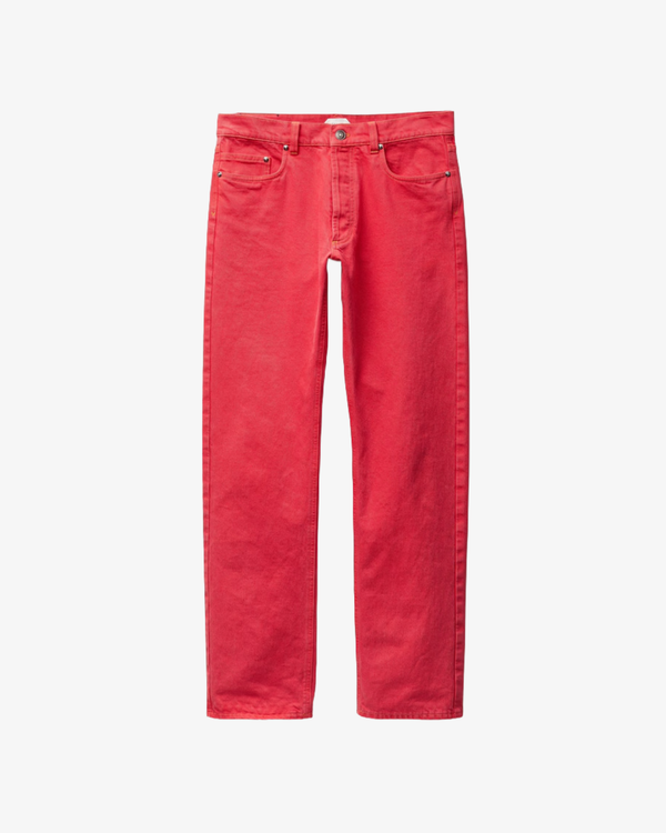 VERSACE_VERSACE - Men's Pant Denim Non-Stretch Color - (Red)_JEANS