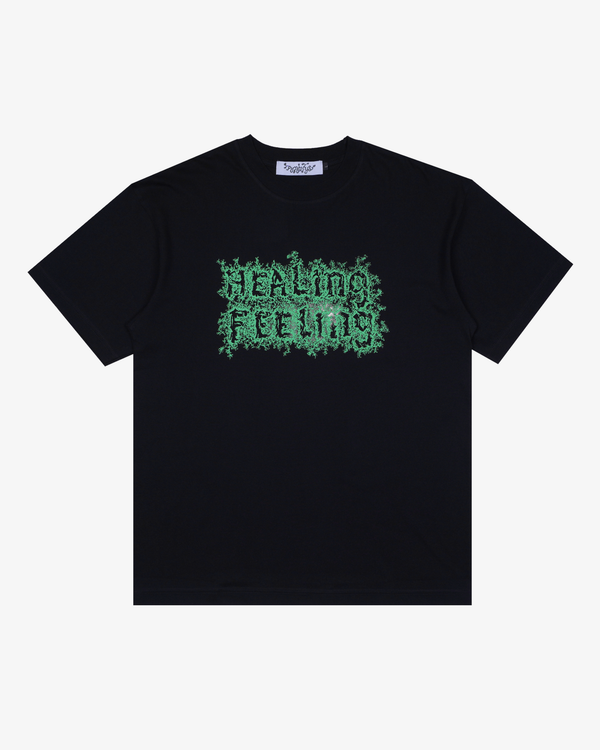 FUNGUYS - Men's Healing Feeling Tee  - (Black)