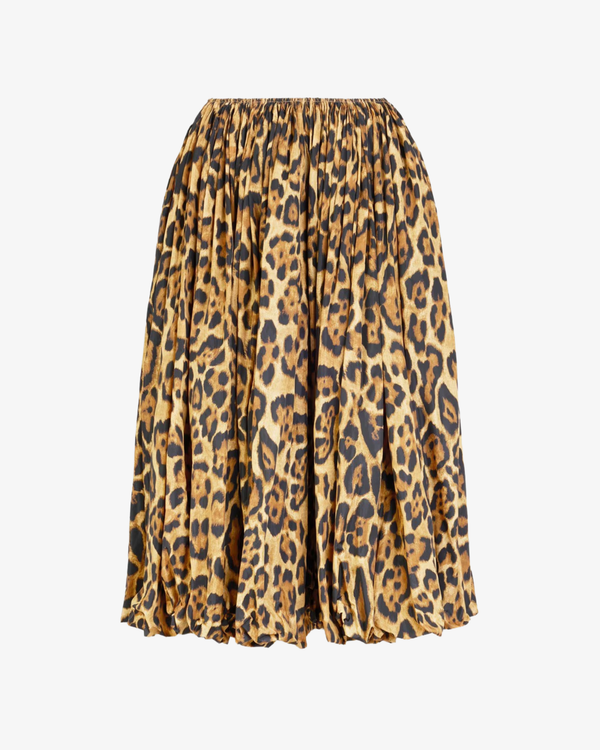 Azzedine Alaia_ALAÏA - Women's A-Line Skirt - (Animal Print)_SKIRTS