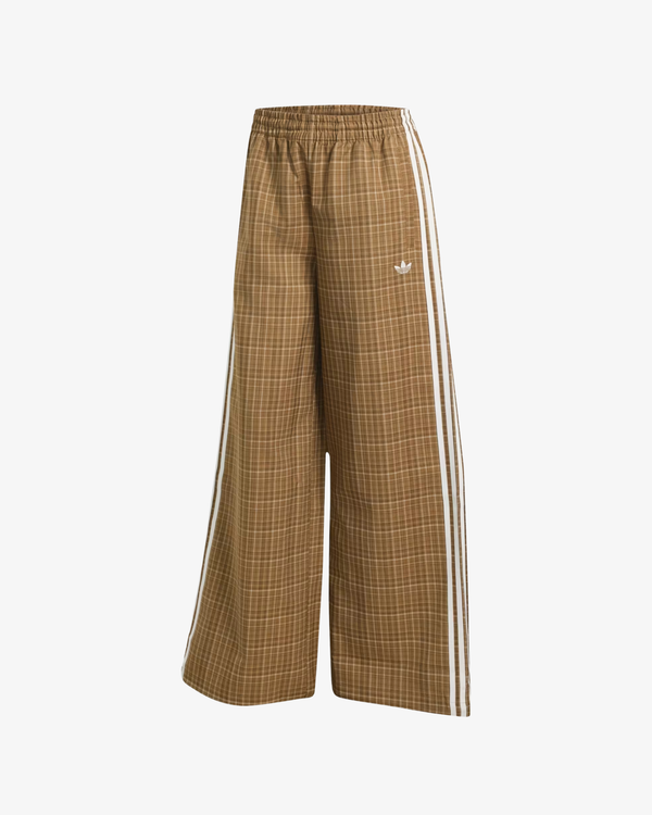 Adidas - Women's Loose Check Track Pants - (Brown Desert)