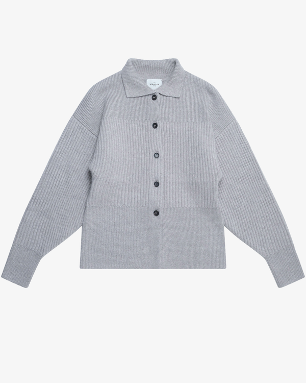 LE KASHA - Women's Cardigan - (Light Brown)