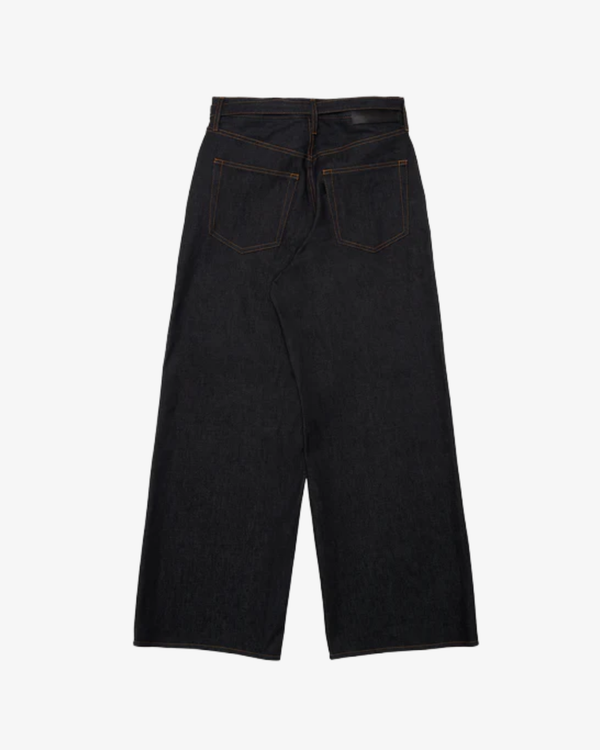 SACAI - Men's Wide Denim Pants - (Black)
