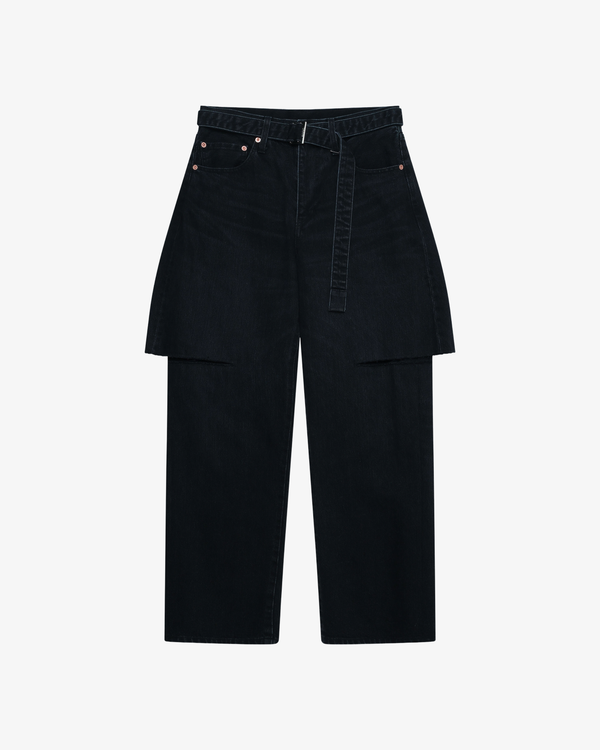 SACAI - Men's Denim Pants - (Black)1