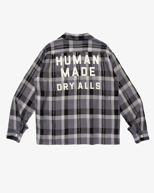 HUMAN MADE  - Men's Open Collar Check Shirt - (Print)