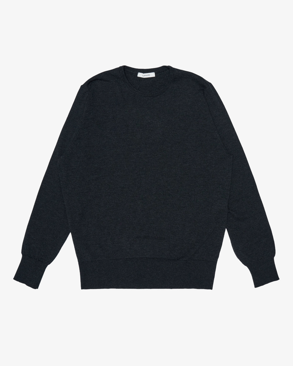Lemaire - Men's Crew Neck Sweater - (Black Bk981)