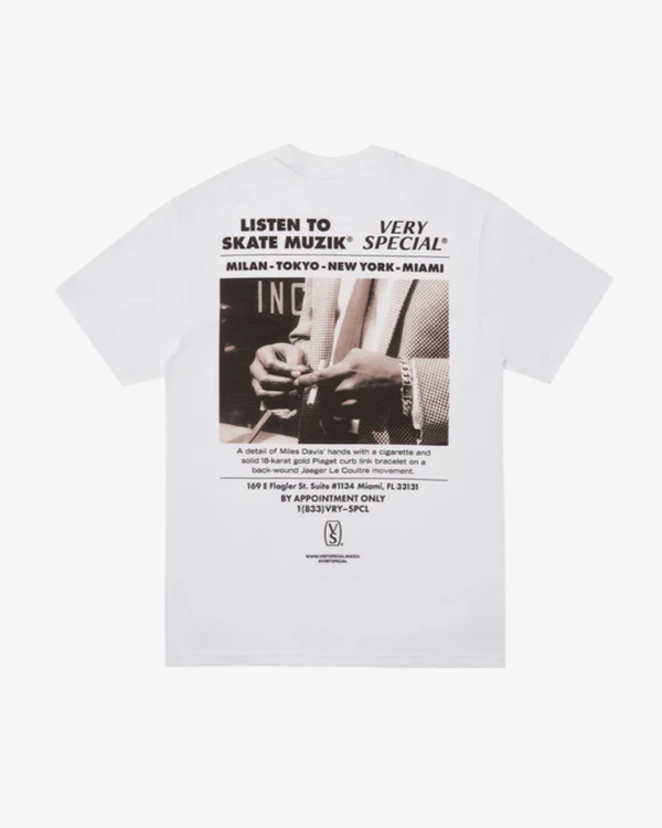 SKATE MUZIK - Men's Very Special Tee - (White)