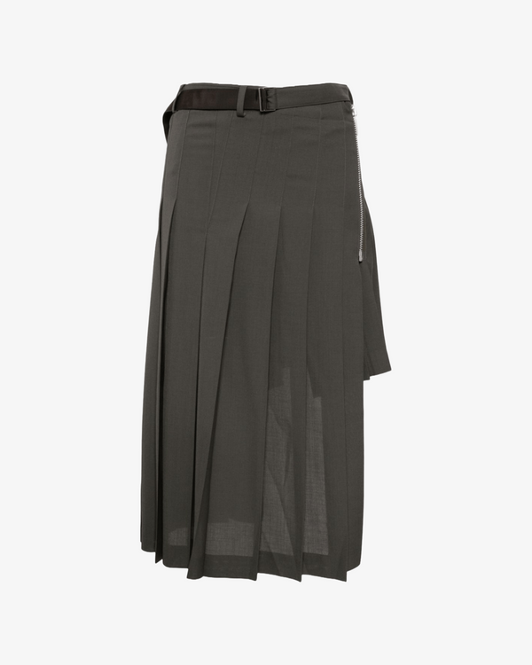 SACAI - Women's Suiting Skirt - (Khaki)