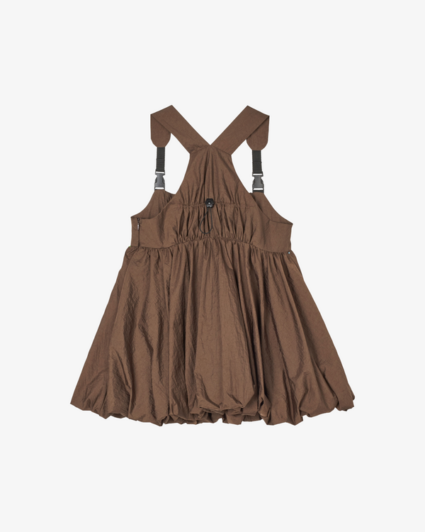 Cecilie Bahnsen_Cecilie Bahnsen - Women's Bea Top Recycled Taffeta - (Brown)_WOVEN TOPS
