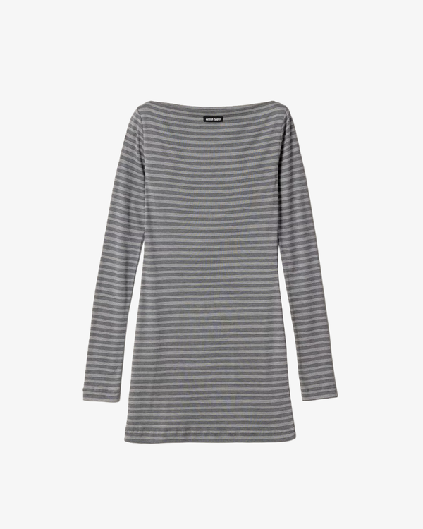 MIU MIU - Women's Jersey Riga Woven Dresses - (Grey)