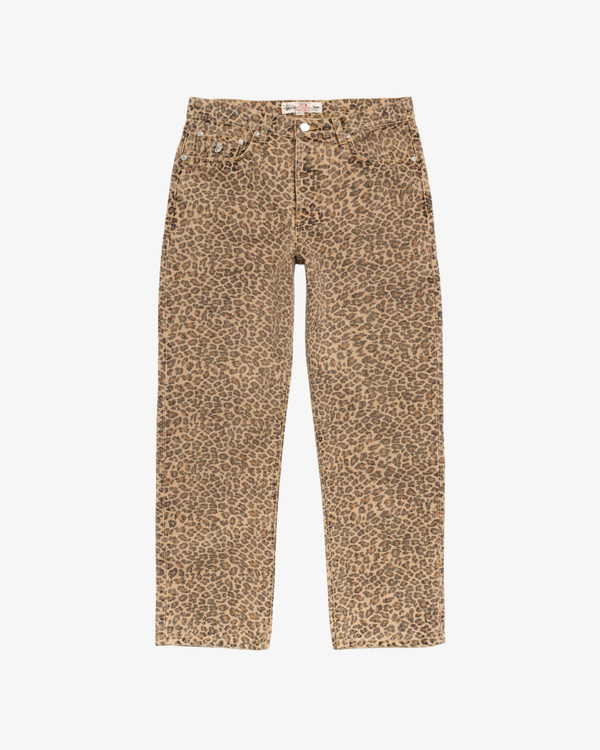 Stüssy - Men's New Classic Jeans Denim Vtg - (Leopard)