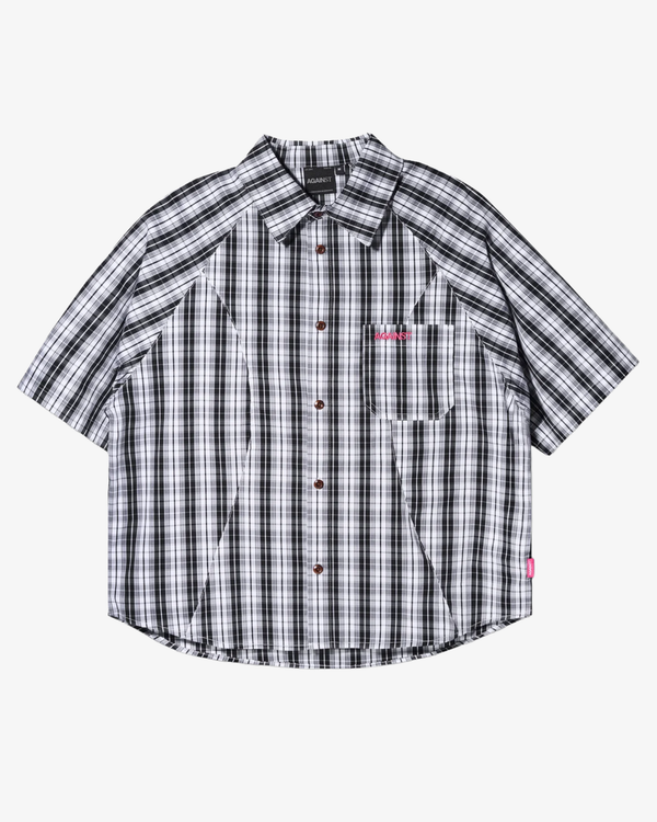 AGAINST LAB  - Men's Ballcut Miguel Shirt - (Plaid)