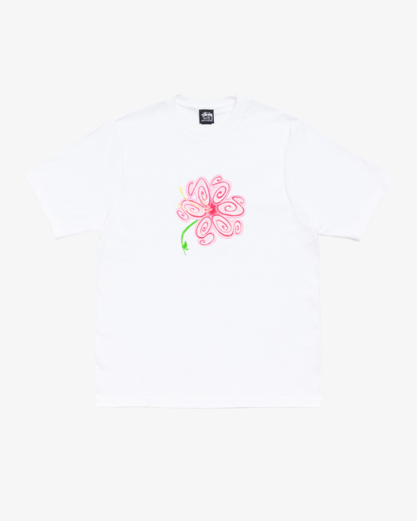 Stüssy -  Men's S Flower Tee - (White)