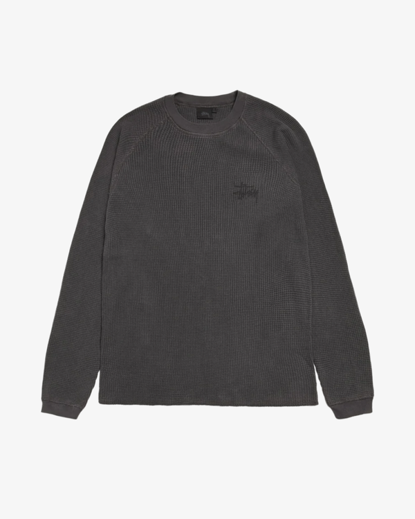 Stüssy - Men's Raglan Thermal Basic Stock - (Black)