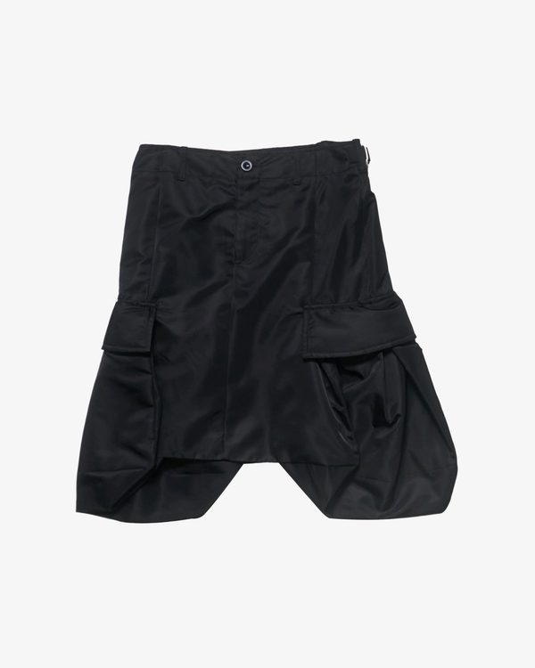 SACAI - Women's Nylon Twill Skirt - (Black)