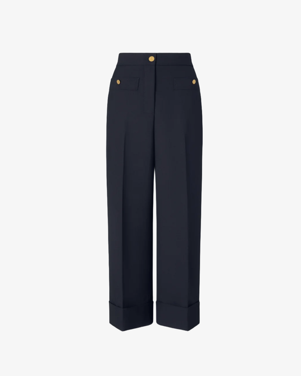 Thom Browne - Women's Cardigan Pockets Trouser - (Navy)