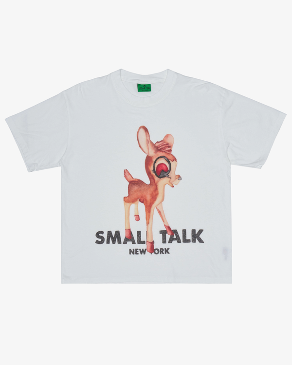 Small Talk Studio - Men's Sleeve Short Tee - (White)
