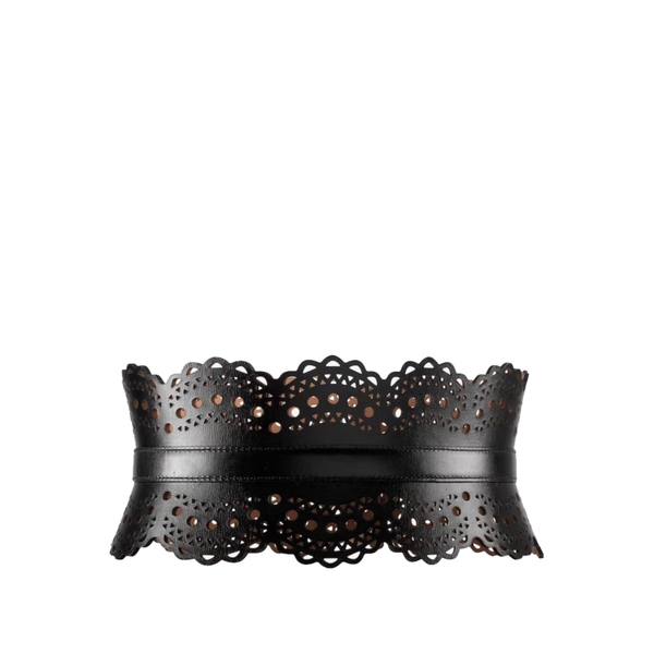Azzedine Alaia_ALAïA - Women's Bustier Belt - (Black)_BELTS